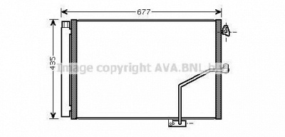 AVA QUALITY COOLING msa5450d -  Конденсатор, кондиционер